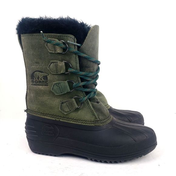 Sorel Vintage Leather Duck Snow Boots Women's Size 6 - Picture 3 of 13